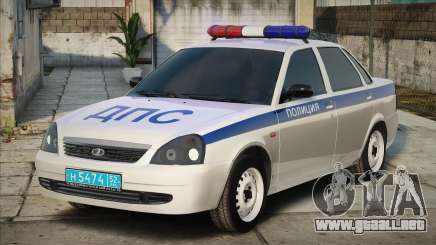 LADA Priora DPS Blanco para GTA San Andreas