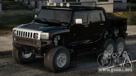 Hummer H6 Sut Pickup Blek para GTA San Andreas