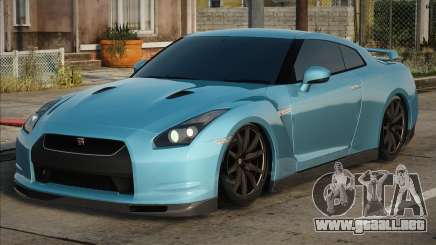 Nissan GT-R R-35 BLUE para GTA San Andreas