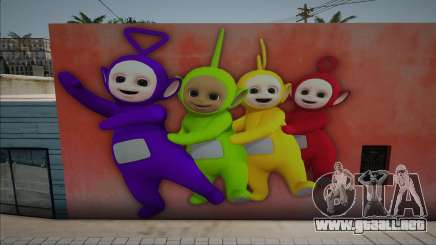 Teletubbies Mural para GTA San Andreas