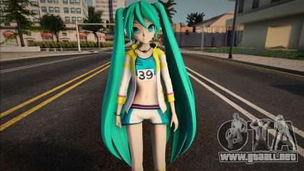 PDFT Hatsune Miku Running v2 para GTA San Andreas