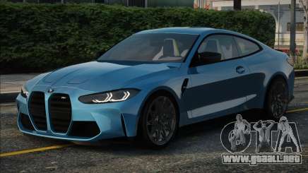 BMW M4 2020 Azul para GTA San Andreas