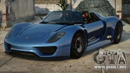 Porsche 918 Spyder Concept Study Nero Interior para GTA San Andreas