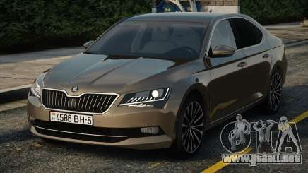 Skoda Superb Grey para GTA San Andreas