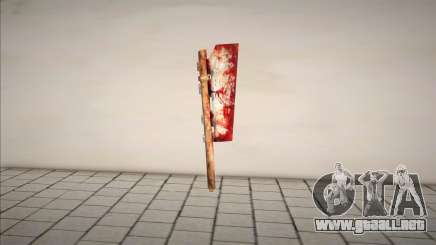 Cuchillo de carnicero sangriento para GTA San Andreas