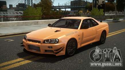 Nissan Skyline R34 Gijo para GTA 4