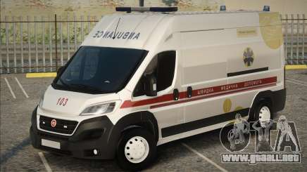 Fiat Ducato Ukrainian Ambulance para GTA San Andreas