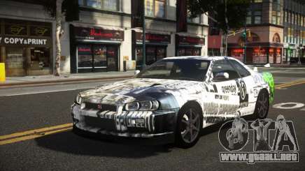 Nissan Skyline R34 Heroshi S7 para GTA 4