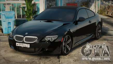 BMW M6 e63 Black para GTA San Andreas