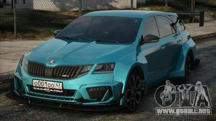 Skoda Octavia VRS BLue para GTA San Andreas