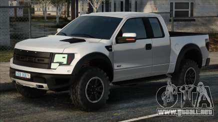 Ford RAPTOR White para GTA San Andreas