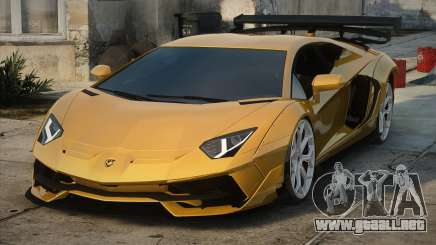 Lamborghini Aventador LP700-4 Yellow Stock para GTA San Andreas