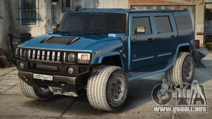 Hummer H2 Blue para GTA San Andreas