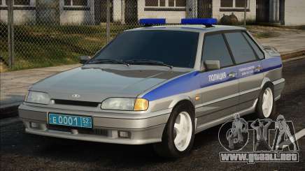 VAZ 2115 - Policía para GTA San Andreas