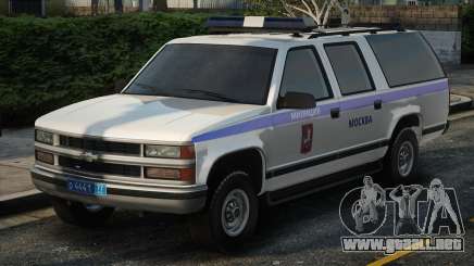 Chevrolet Suburban GMT400 1998 Milicia para GTA San Andreas