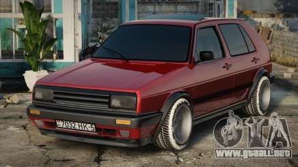 Volkswagen Golf 2 RED para GTA San Andreas