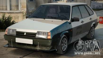 VAZ 2109 con nuevos detalles para GTA San Andreas