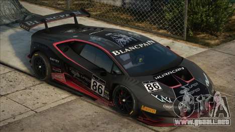 2015 Lamborghini Huracan Super Trofeo v1.1 para GTA San Andreas