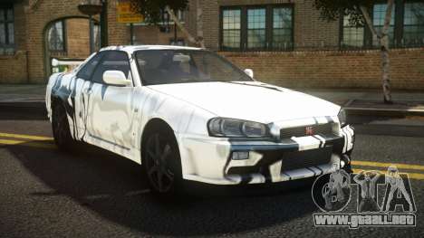 Nissan Skyline R34 Niohashi S14 para GTA 4