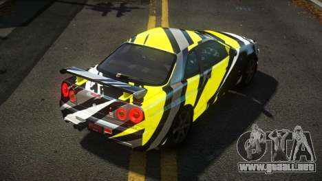 Nissan Skyline R34 Niohashi S8 para GTA 4