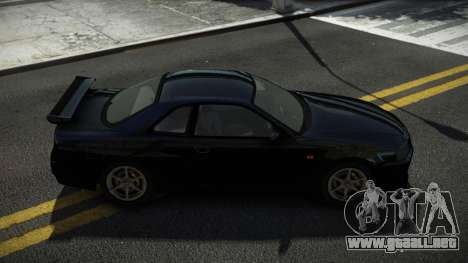 Nissan Skyline R34 Brahmo para GTA 4