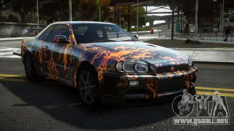 Nissan Skyline R34 Tufusa S9 para GTA 4