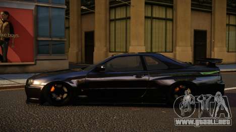 Nissan Skyline R34 Bedonga para GTA 4