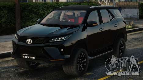 2022 Toyota Fortuner Legender para GTA San Andreas