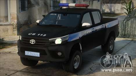 Toyota Hilux - Police para GTA San Andreas