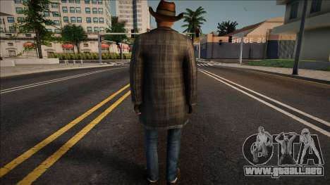 Hispanic Poko In a cowboy hat para GTA San Andreas