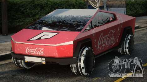 Tesla Cybertruck Coca-Cola para GTA San Andreas