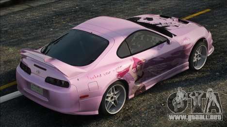 Toyota Supra A80 Girl para GTA San Andreas