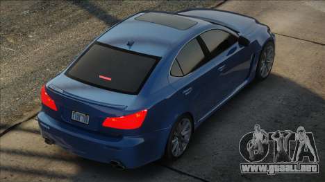 2009 Lexus IS-F (USE20) para GTA San Andreas