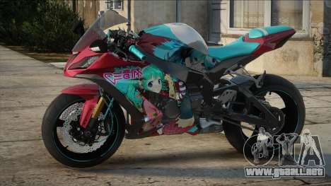 Kawasaki Ninja ZX-10 Hatsune Miku Itansh para GTA San Andreas