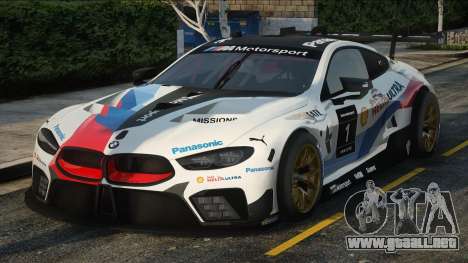 2018 BMW M8 GTE para GTA San Andreas