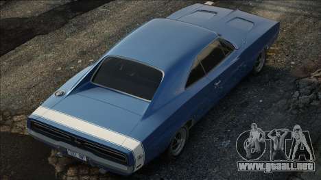 Dodge Charger RT 1970 Blue para GTA San Andreas