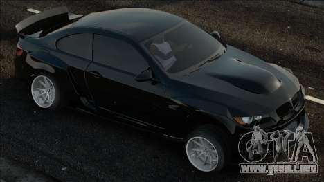 BMW E92 Black Edition para GTA San Andreas