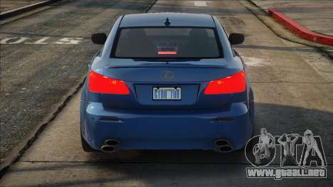 2009 Lexus IS-F (USE20) para GTA San Andreas