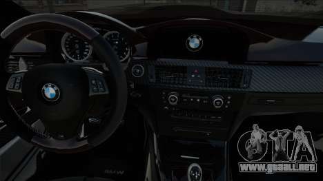 BMW E92 Black Edition para GTA San Andreas