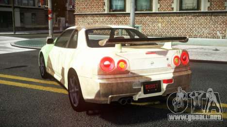 Nissan Skyline R34 Tufusa S14 para GTA 4