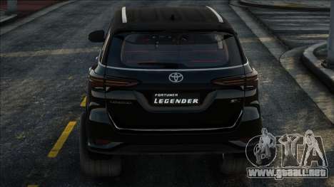 2022 Toyota Fortuner Legender para GTA San Andreas