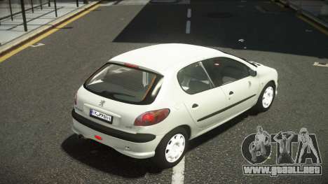 Peugeot 206 Lotra para GTA 4