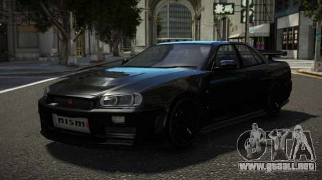 Nissan Skyline R34 Ledrom para GTA 4