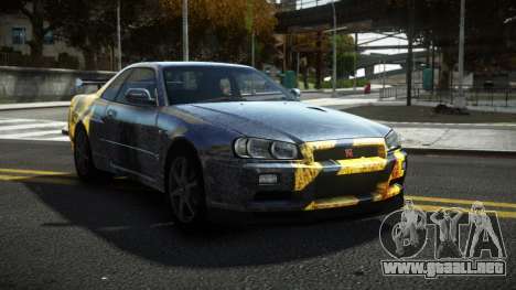 Nissan Skyline R34 Tufusa S8 para GTA 4