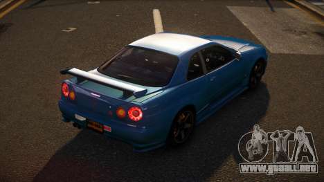 Nissan Skyline R34 Ezasimo para GTA 4