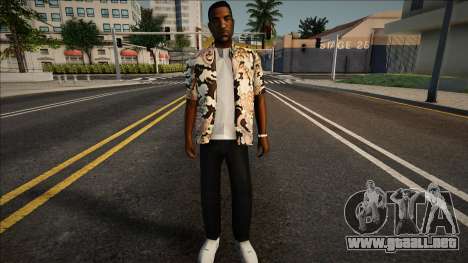 Jizzy en camisa para GTA San Andreas