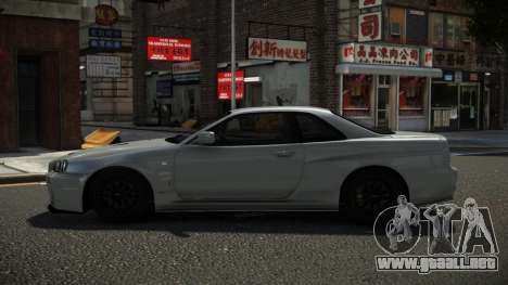 Nissan Skyline R34 Avunezro para GTA 4