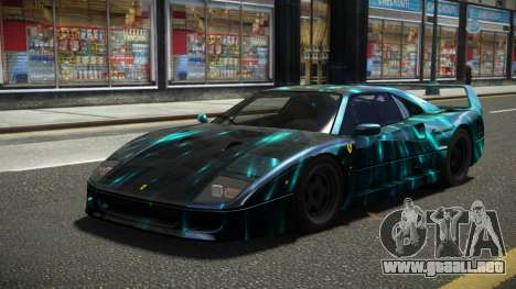 Ferrari F40 Thikorey S8 para GTA 4