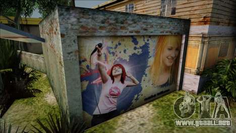 Hayley Williams CJ Garage Mod para GTA San Andreas