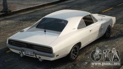 Dodge Charger RT White para GTA San Andreas